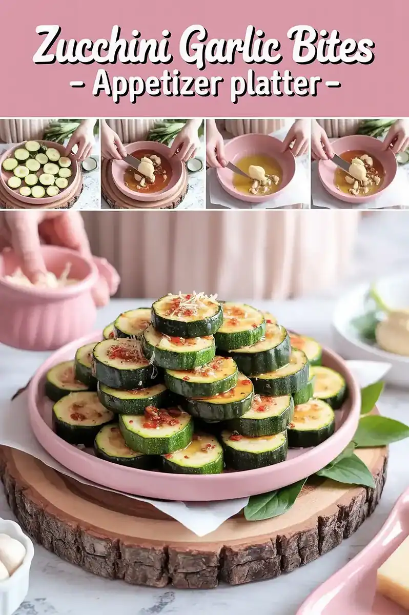 Zucchini Garlic Bites
