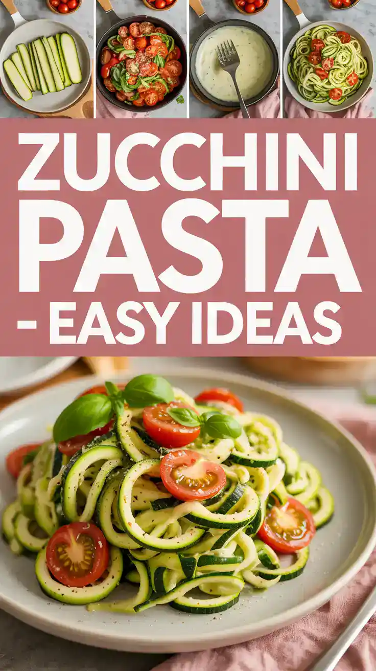 Zucchini Pasta - Easy Ideas