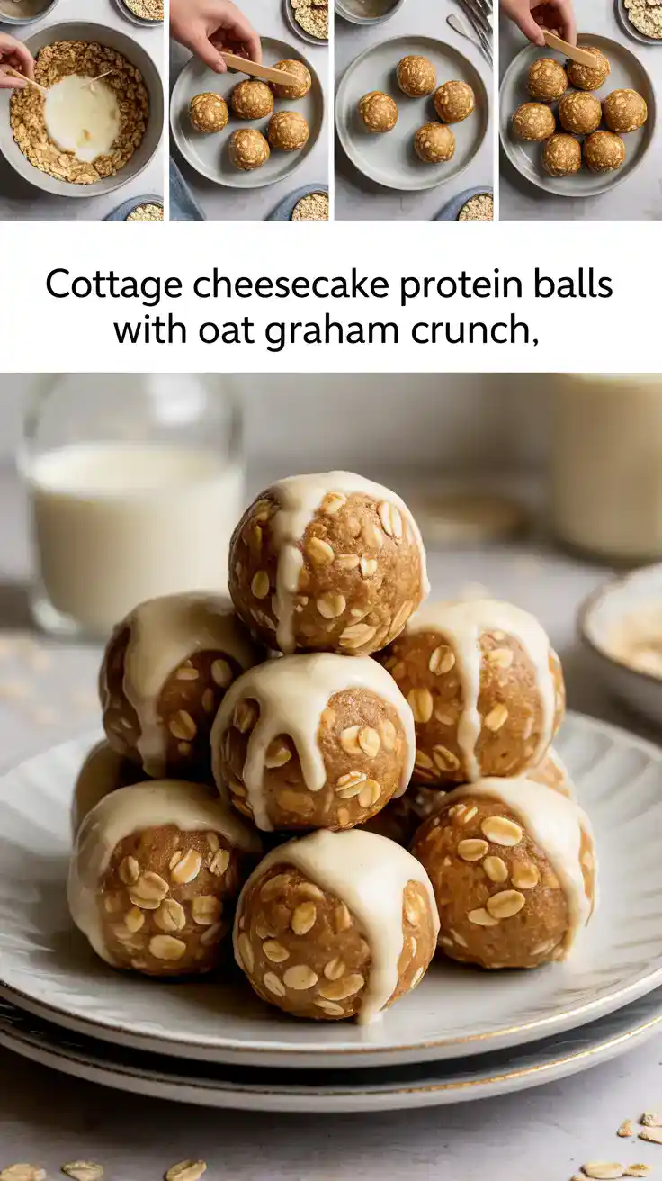 ottage Cheesecake Protein Balls