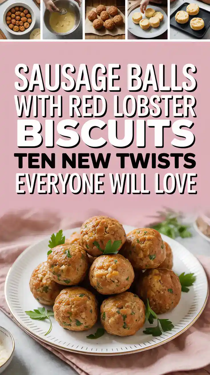 sausage balls with red lobster biscuits