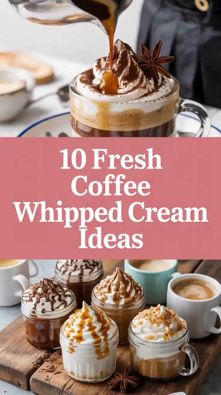 10 Fresh Coffee Whipped Cream Ideas