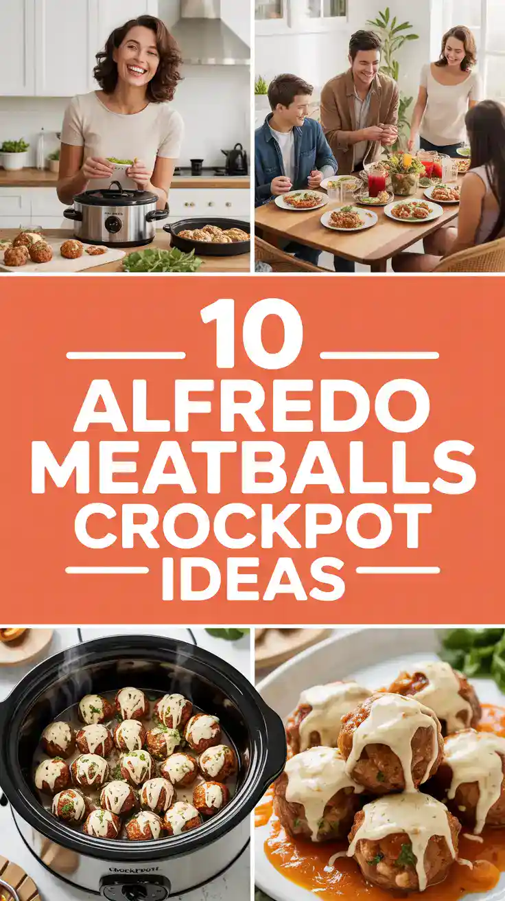 Alfredo Meatballs Crockpot
