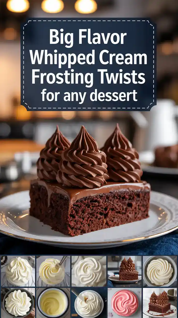 Big Flavor Whipped Cream Frosting Twists For Any Dessert
