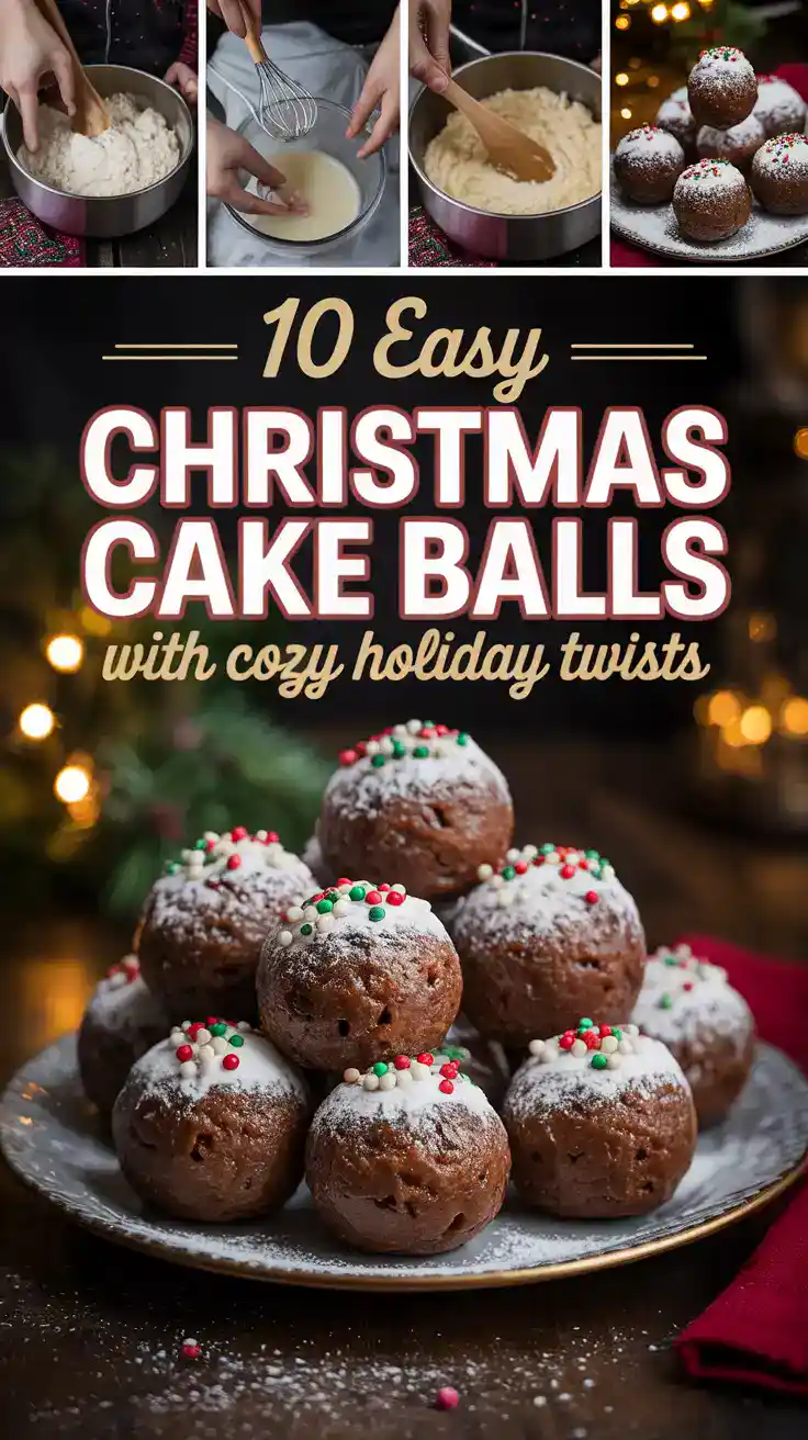 Christmas Cake Balls