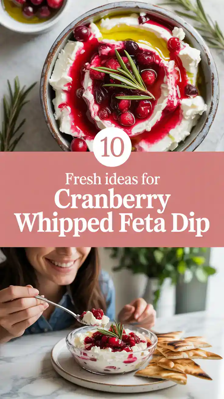 Cranberry Whipped Feta Dip