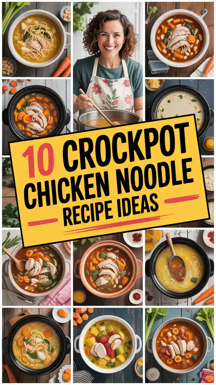 Crockpot Chicken Noodle Soup Recipes