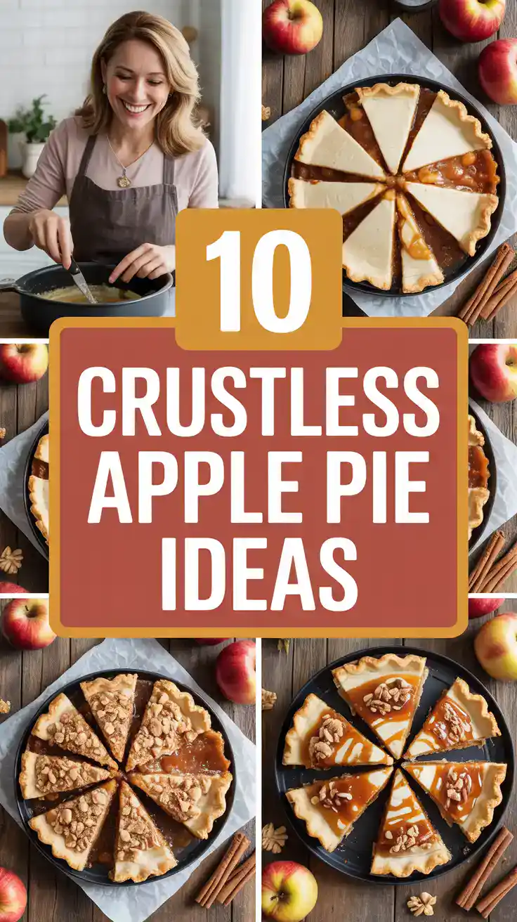 Crustless Apple Pie