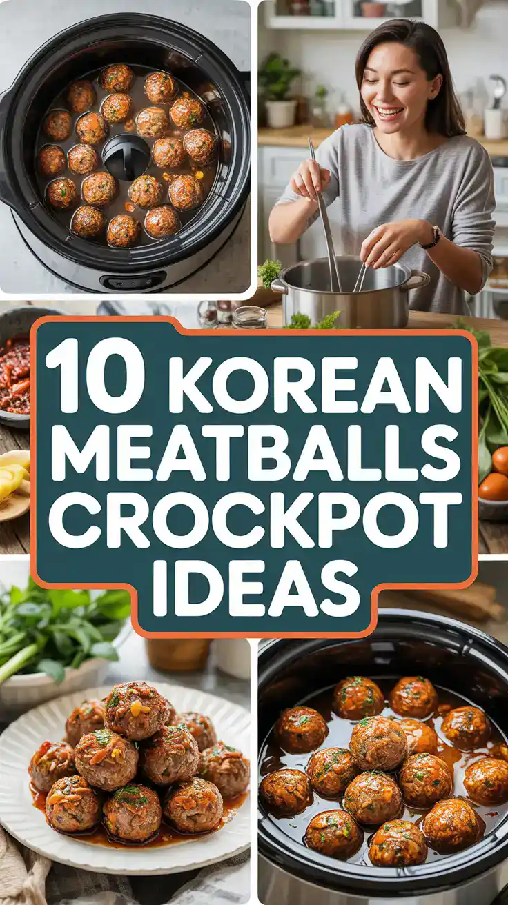 Korean Meatballs Crockpot