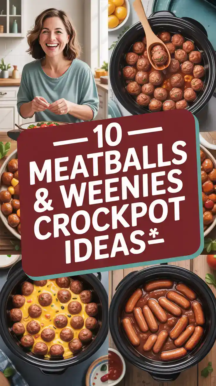 Meatballs And Weenies Crockpot