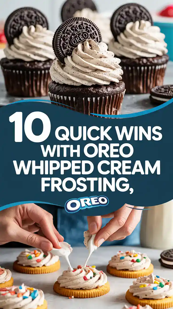 Oreo Whipped Cream Frosting