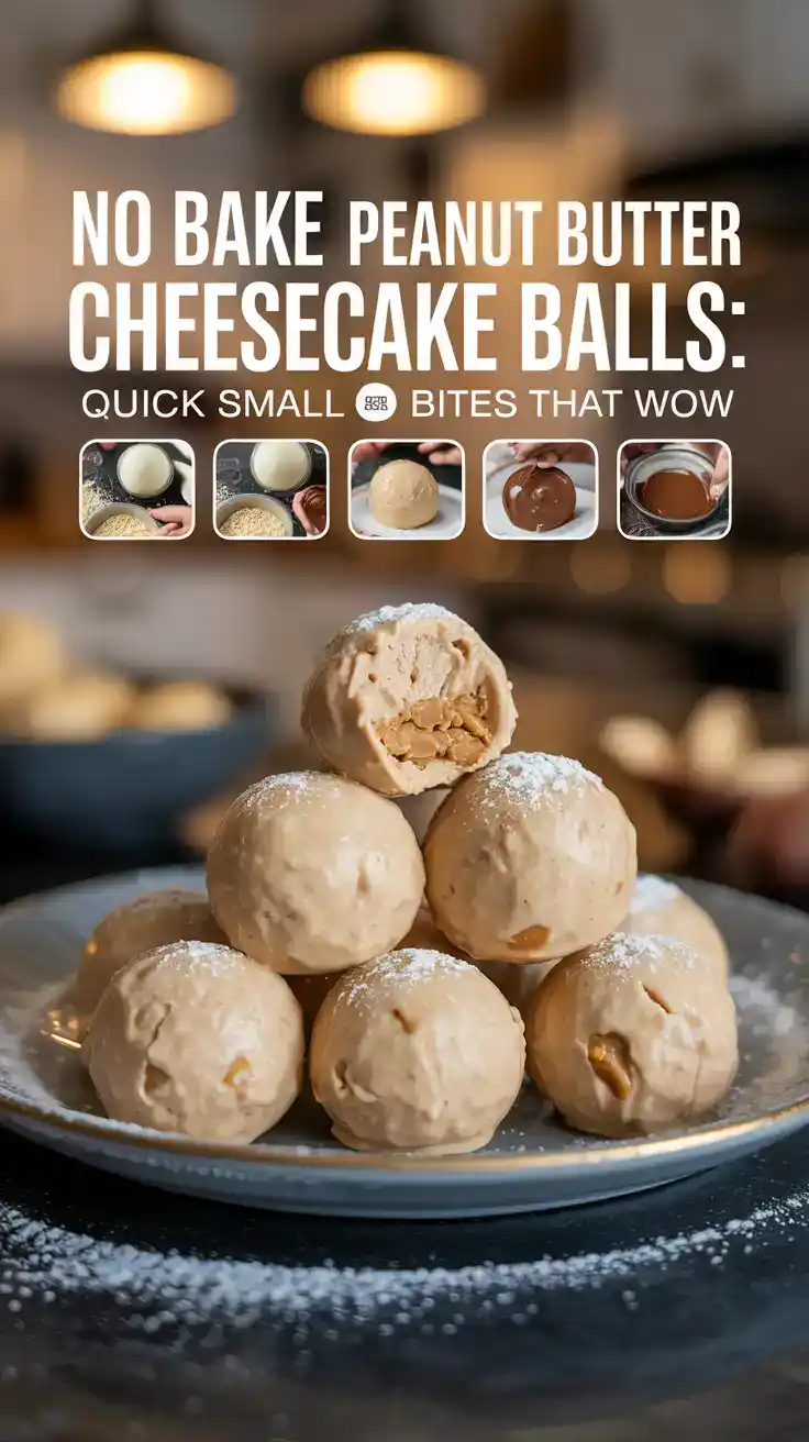 Peanut Butter Cheesecake Balls