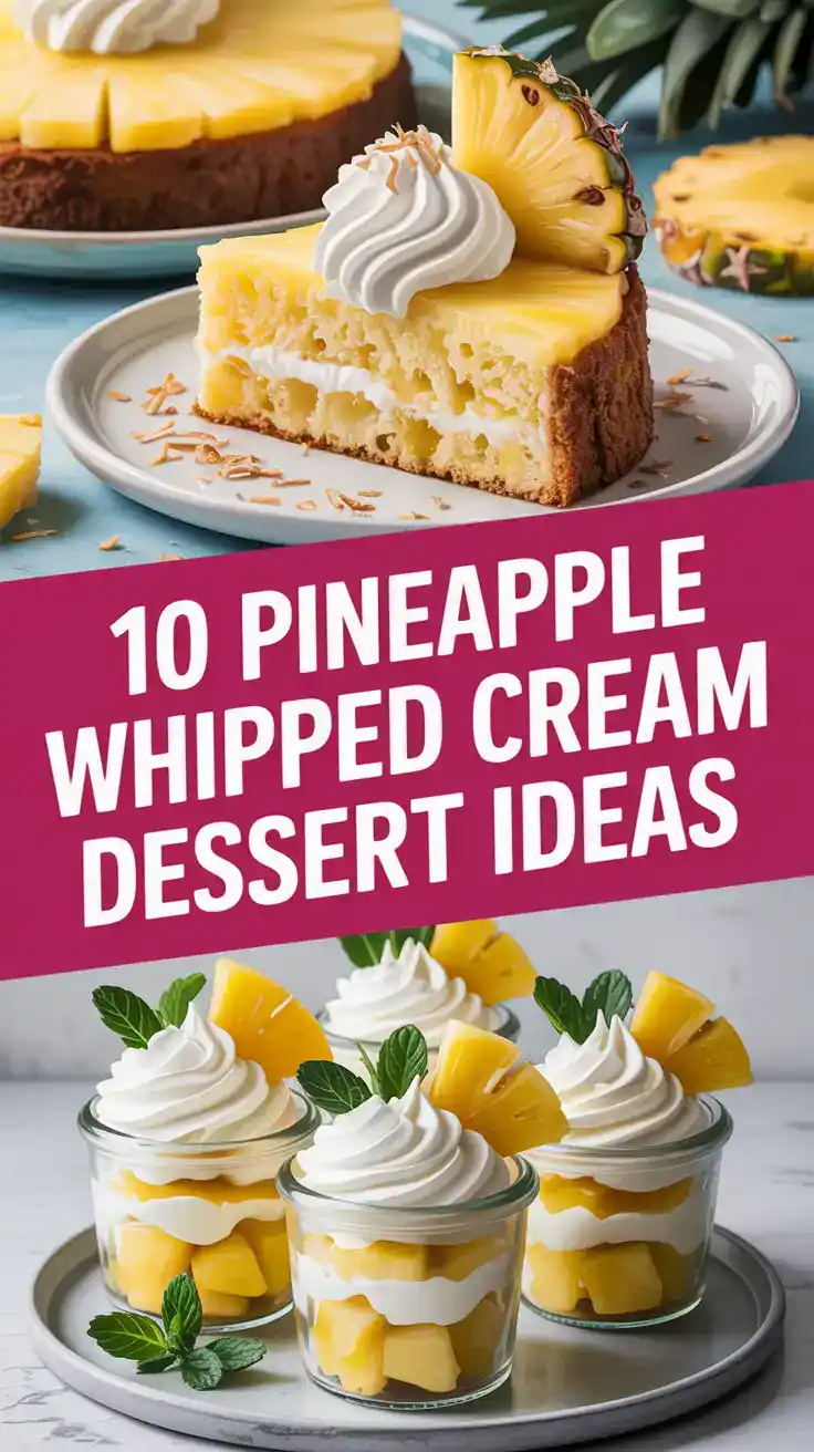 Pineapple Whipped Cream Dessert