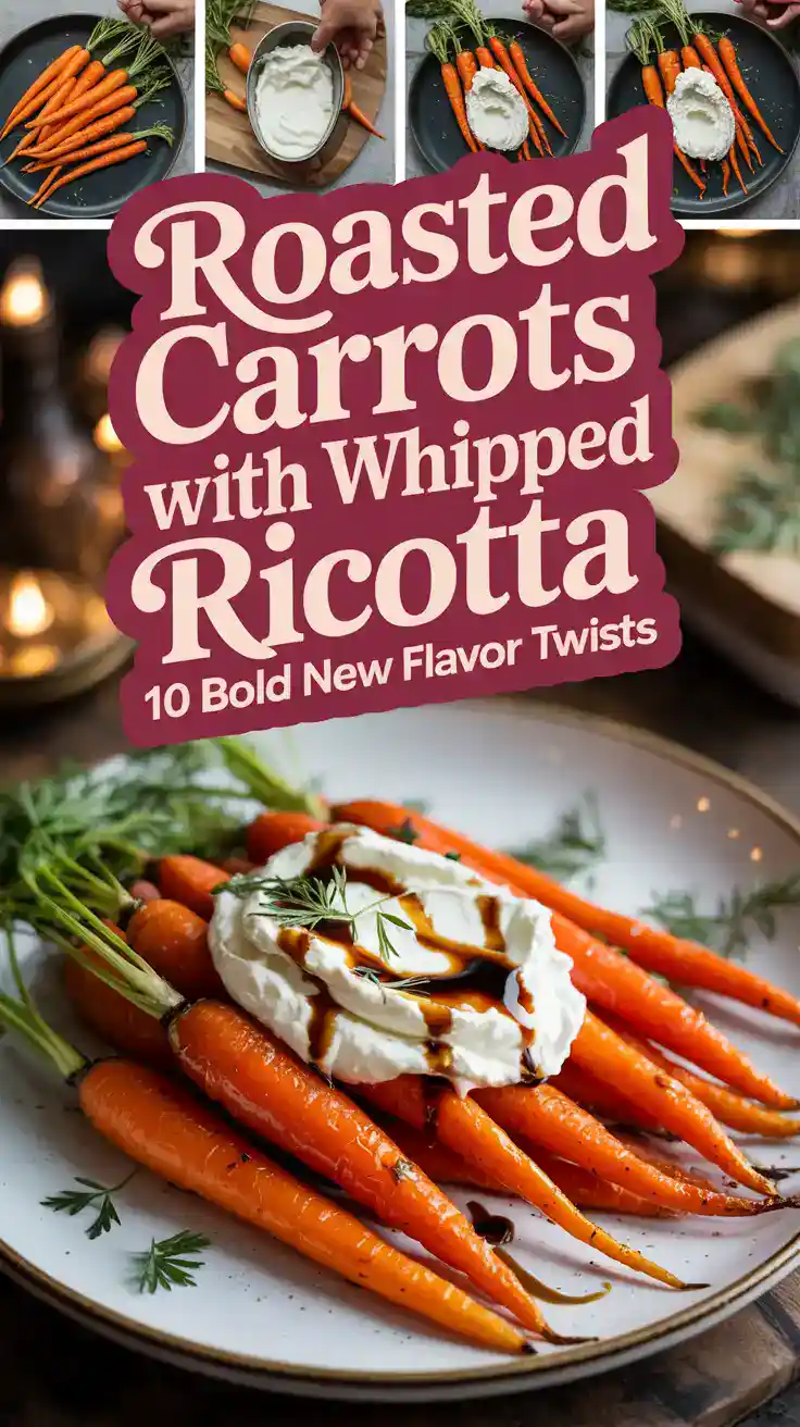 Roasted Carrots With Whipped Ricotta