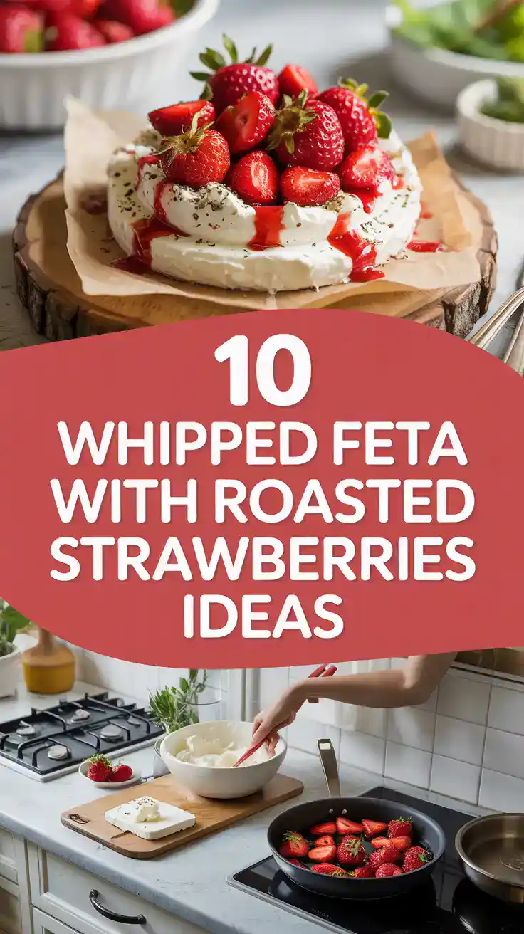 Whipped Feta With Roasted Strawberries