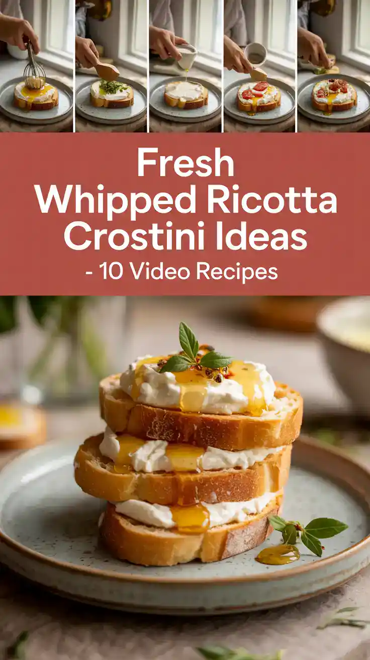 Whipped Ricotta Crostini