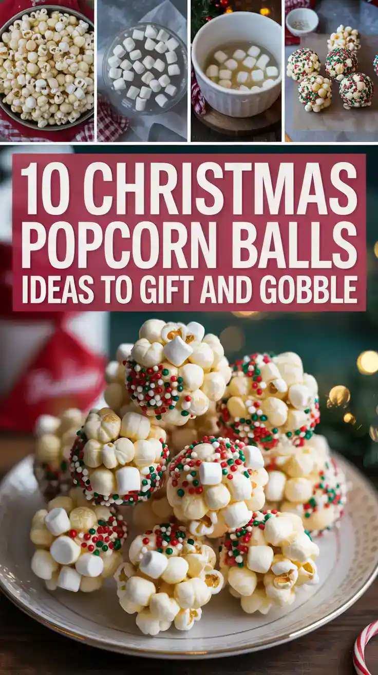 christmas popcorn balls