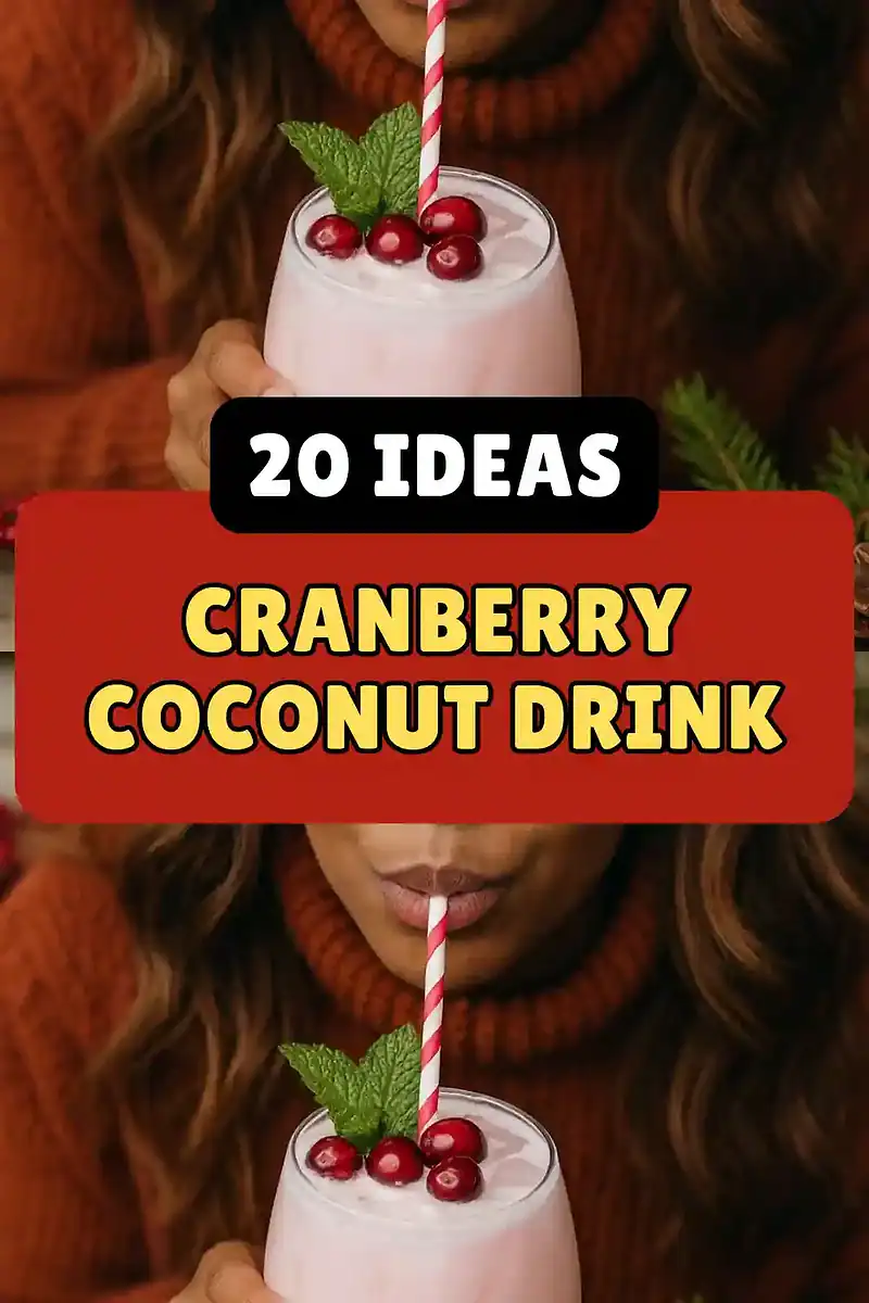 Cranberry Coconut Drinks
