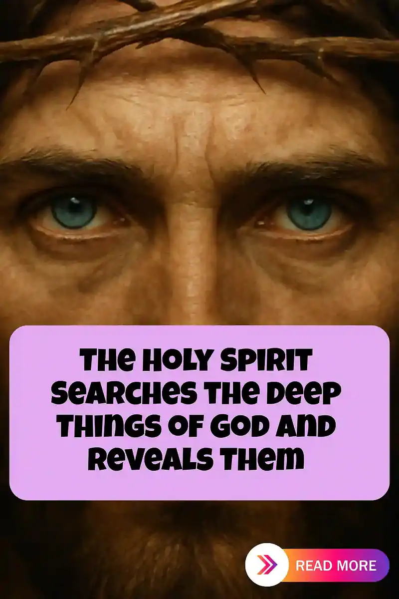 The Holy Spirit Searches the Deep Things of God and Reveals Them