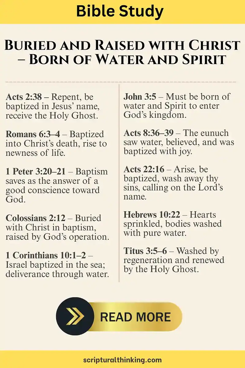 Repent, be baptized in Jesus’ name, receive the Holy Ghost.