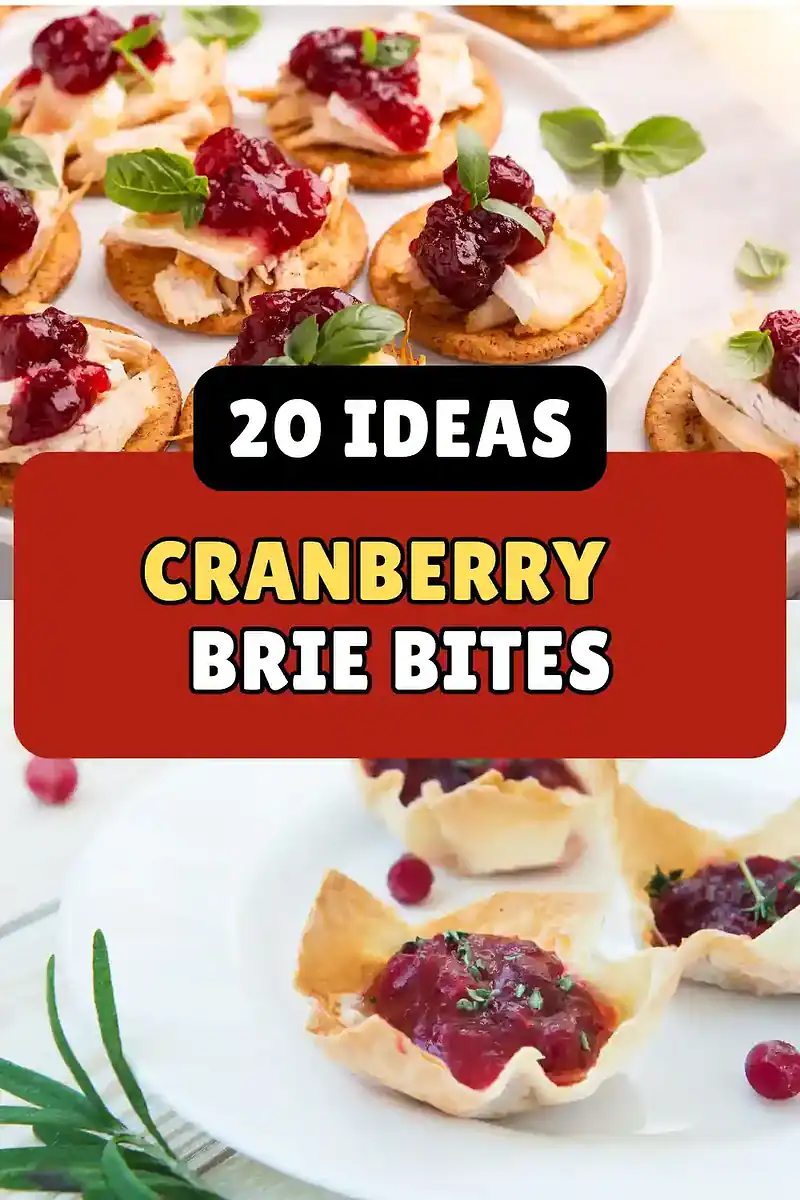 cranberry brie bites