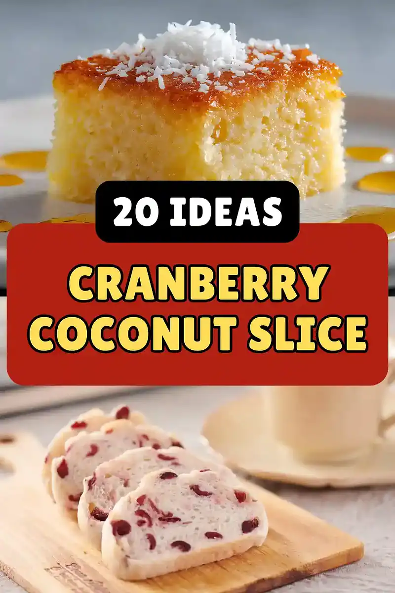 20 Delicious Ways to Make Cranberry Coconut Slice