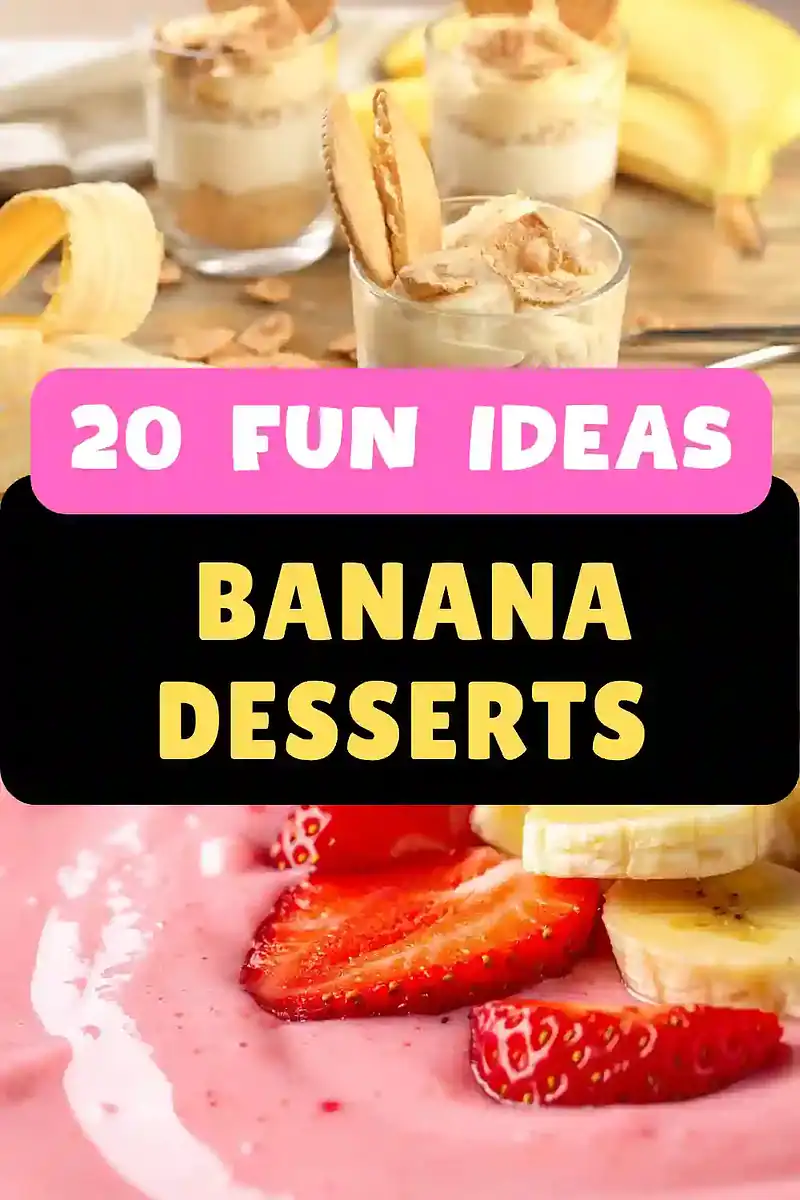 fun banana desserts