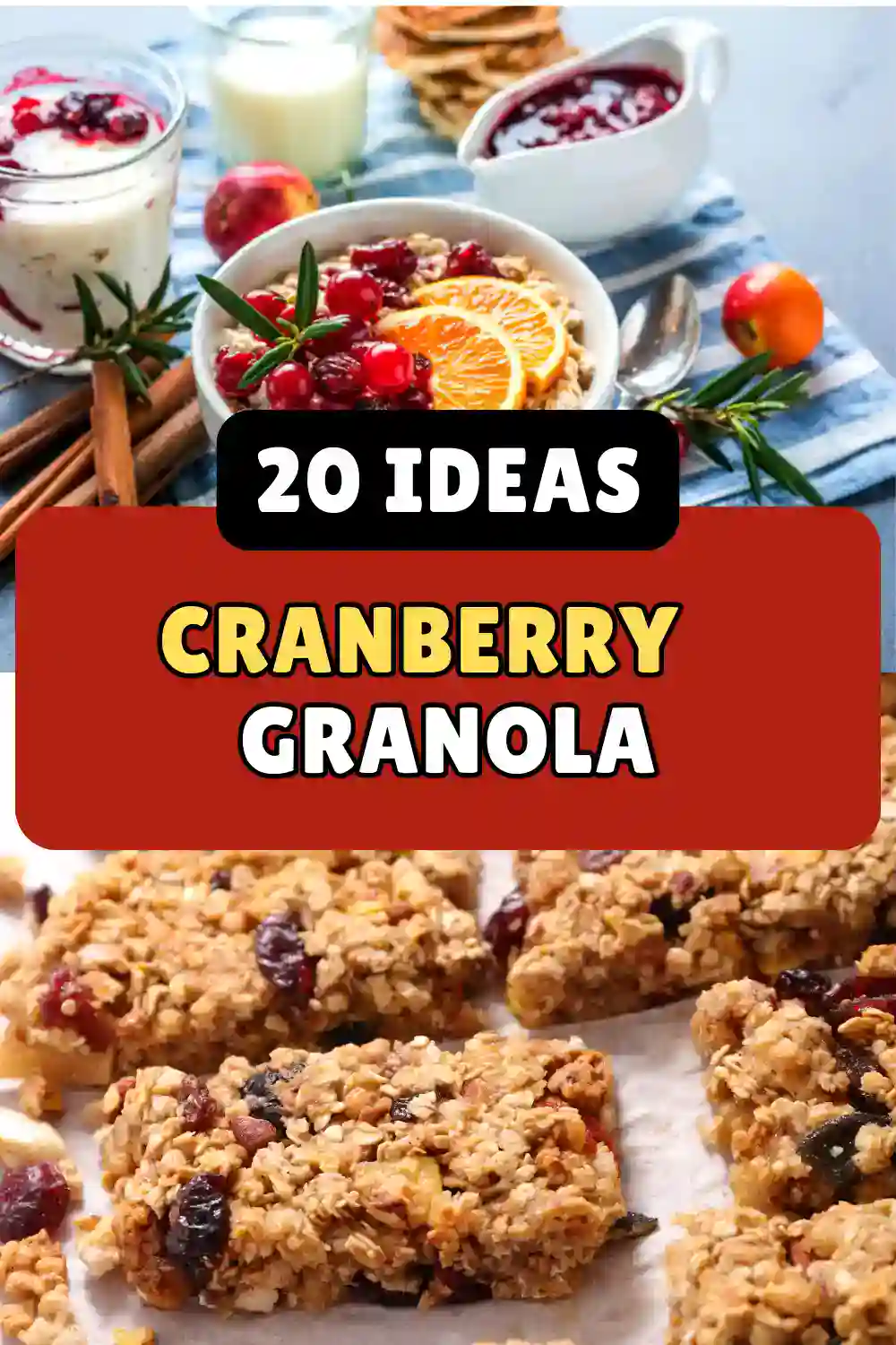 20 Creative Ways To Use Cranberry Granola