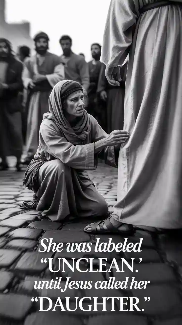 She Was Labeled “Unclean” — Until Jesus Called Her “Daughter” – Woman healed by faith.