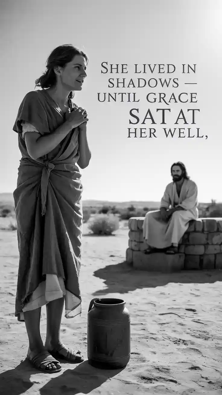 She Lived in Shadows — Until Grace Sat at Her Well – Samaritan woman.