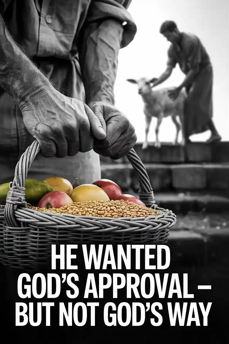 Before Cain became history’s cautionary tale, he was a man trying to win God’s approval his own way.