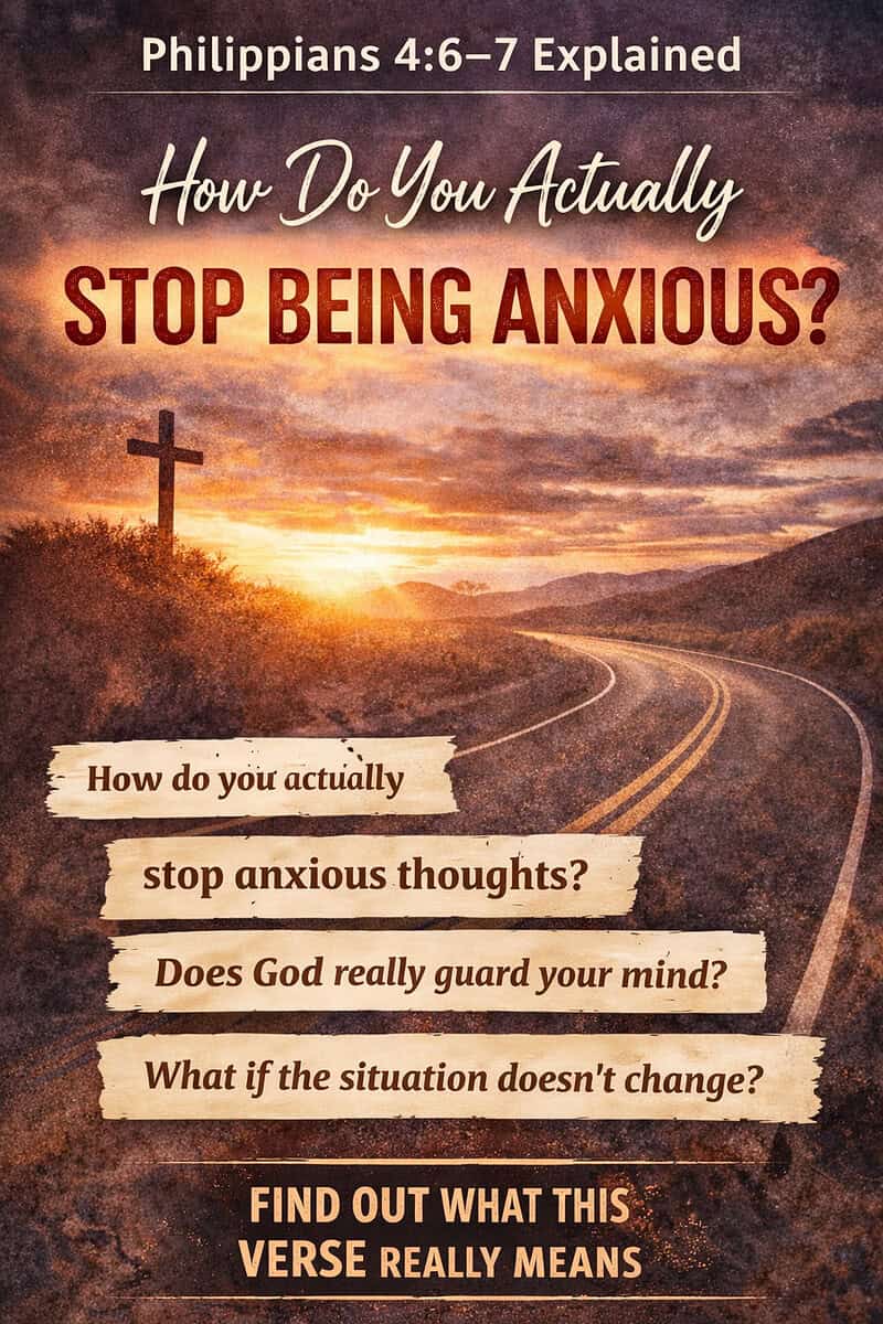 Philippians 4:6–7 Explained: How Do You Actually Stop Being Anxious?