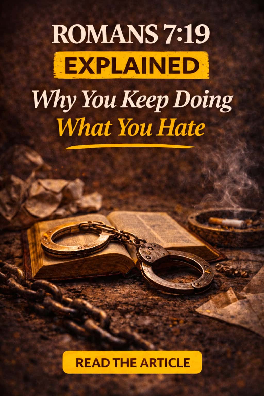 Romans 7:19 Explained: Why You Keep Doing What You Hate